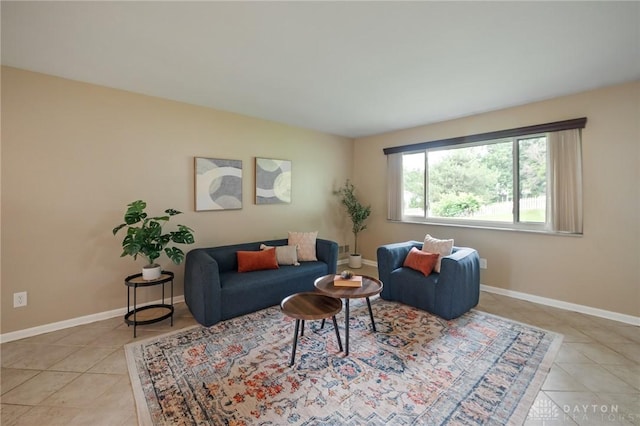 521 Park Ridge Dr, Centerville, OH 45459 - living area with light tile patterned flooring and baseboards