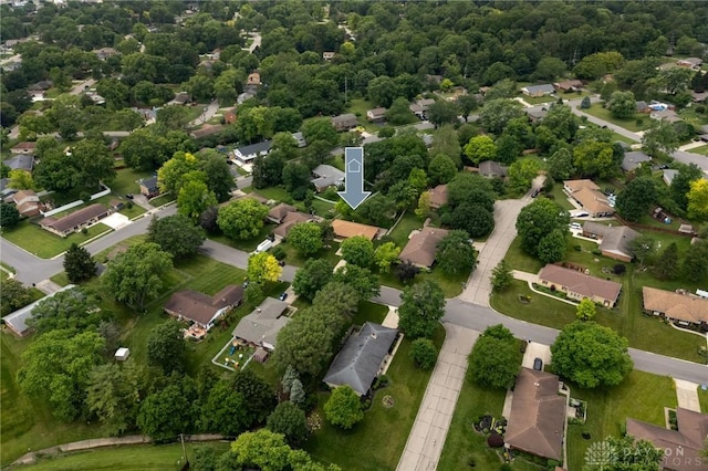 521 Park Ridge Dr, Centerville, OH 45459 - aerial view of property and surrounding area featuring nearby suburban area