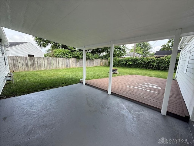 874 Bristol Dr, Vandalia, OH 45377 - fenced backyard featuring a patio and a deck