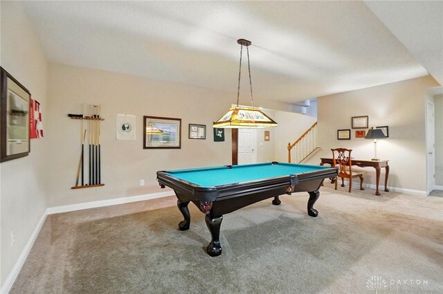 655 Devanshae Ct, Hamilton, OH 45013 - playroom featuring carpet flooring and billiards table