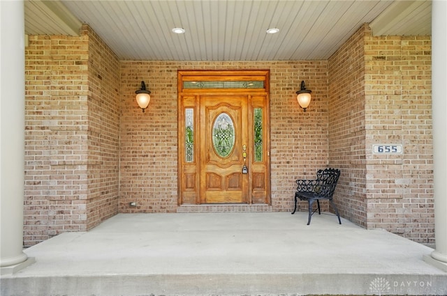 655 Devanshae Ct, Hamilton, OH 45013 - entrance to property featuring brick siding
