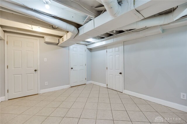 1603 Rosemont Blvd, Dayton, OH 45410 - finished below grade area featuring baseboards and light tile patterned floors