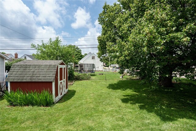 1603 Rosemont Blvd, Dayton, OH 45410 - view of green lawn featuring a storage shed