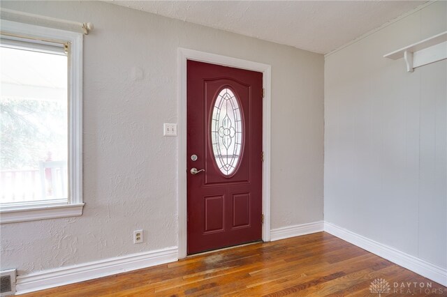 1603 Rosemont Blvd, Dayton, OH 45410 - entryway with plenty of natural light and wood finished floors