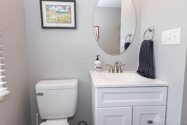 881 Garver Rd, Monroe, OH 45044 - half bath featuring vanity and toilet