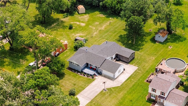 881 Garver Rd, Monroe, OH 45044 - aerial view of property and surrounding area