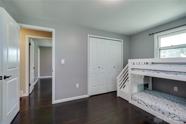3201 Sears Rd, Spring Valley Twp, OH 45370 - unfurnished bedroom featuring wood finished floors and a closet