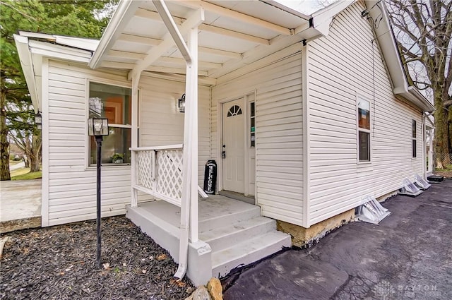 1601 Rausch Ave, Dayton, OH 45432 - doorway to property featuring a porch