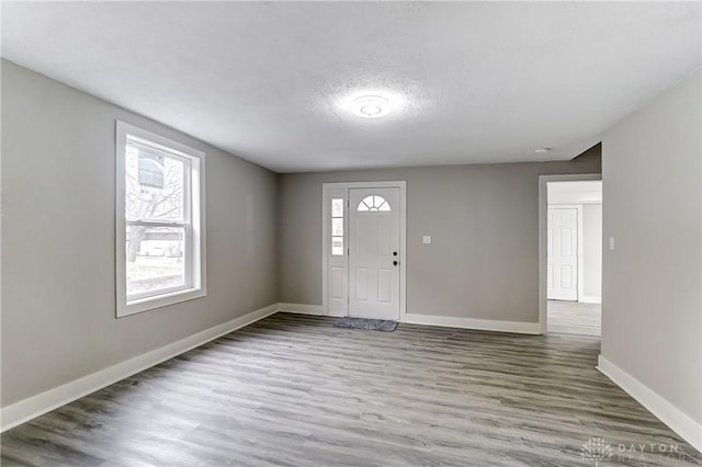 1601 Rausch Ave, Dayton, OH 45432 - foyer entrance with wood finished floors and baseboards