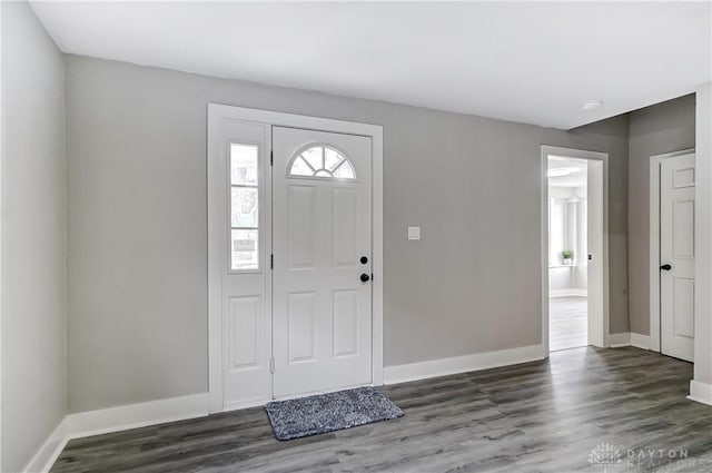 1601 Rausch Ave, Dayton, OH 45432 - foyer entrance featuring baseboards and wood finished floors
