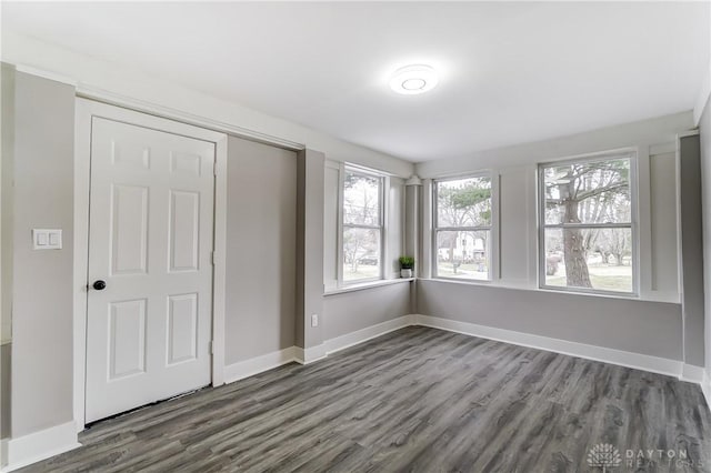 1601 Rausch Ave, Dayton, OH 45432 - unfurnished bedroom featuring dark wood-style floors and a closet