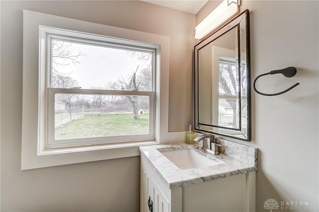 1601 Rausch Ave, Dayton, OH 45432 - bathroom featuring vanity and plenty of natural light