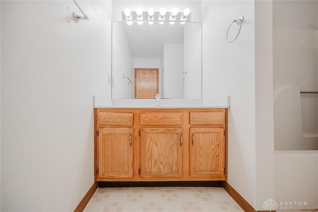 995 Wren Ct, Monroe, OH 45050 - full bathroom featuring vanity and baseboards