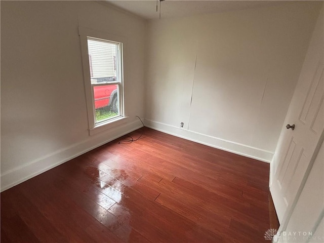 18 E Xenia St, Jamestown Vlg, OH 45335 - empty room featuring dark wood-style floors and baseboards