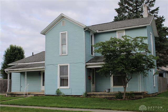 302 W 1st St, Arcanum, OH 45304 - traditional home with covered porch and a shingled roof