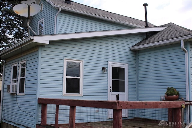 302 W 1st St, Arcanum, OH 45304 - view of property exterior featuring roof with shingles