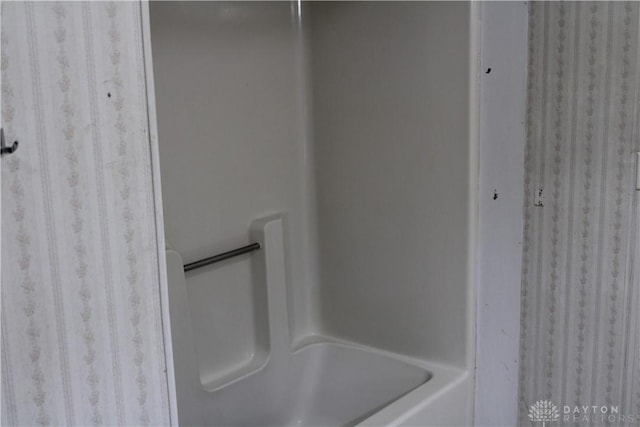 302 W 1st St, Arcanum, OH 45304 - full bathroom featuring a tub and a shower