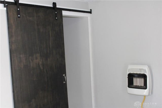 302 W 1st St, Arcanum, OH 45304 - detailed view of a barn door and heating unit