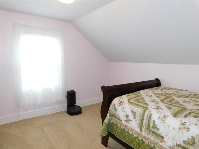 316 Center St, Lebanon, OH 45036 - bedroom featuring light carpet and lofted ceiling