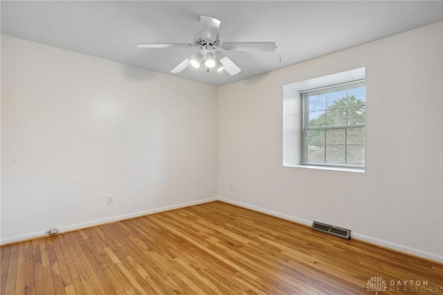 1620 Ambridge Rd, Dayton, OH 45459 - spare room with light wood-type flooring and a ceiling fan