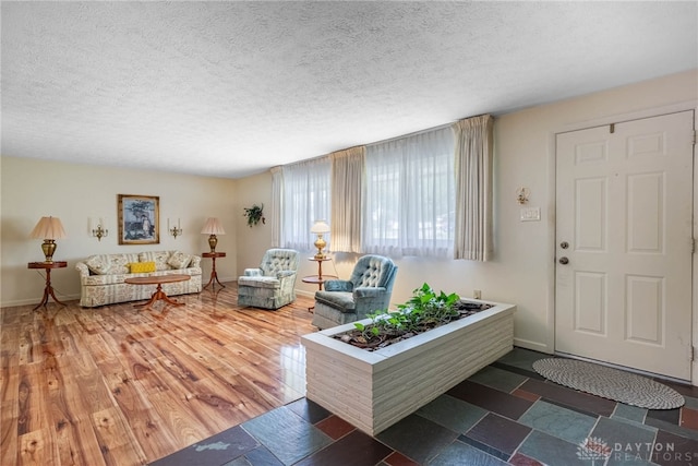 9131 Shawhan Dr, Centerville, OH 45458 - living room with baseboards and a textured ceiling