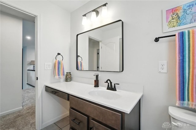 4835 Granada Ct, Liberty Twp, OH 45044 - half bathroom with vanity and toilet