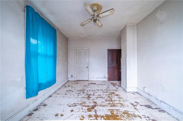 246 N D St, Hamilton, OH 45013 - empty room featuring ceiling fan