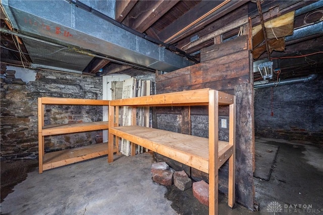 246 N D St, Hamilton, OH 45013 - view of unfinished basement