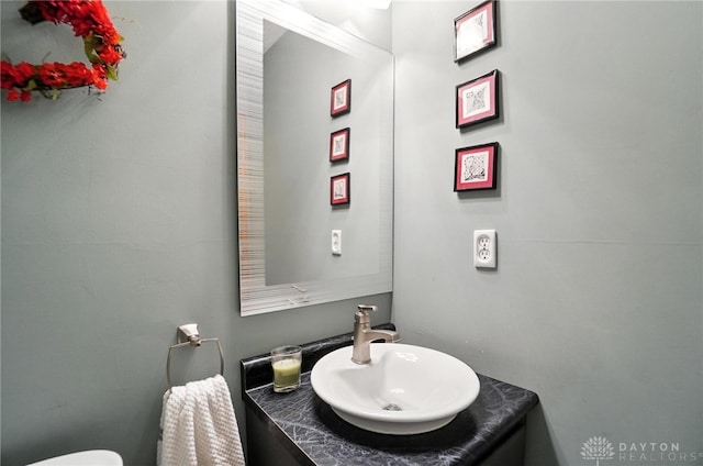 356 Saint James Pl, Springboro, OH 45066 - half bathroom with vanity and toilet