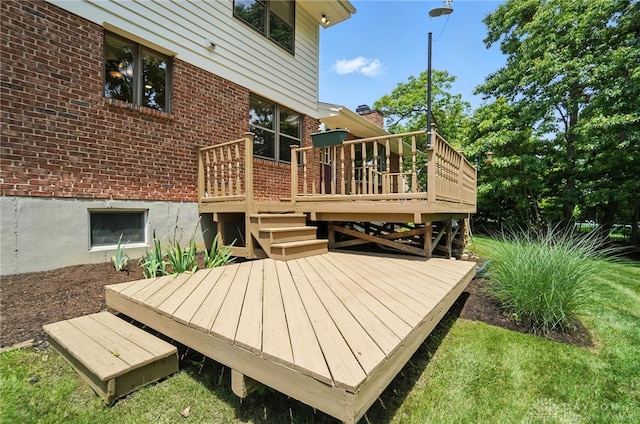 356 Saint James Pl, Springboro, OH 45066 - view of wooden terrace