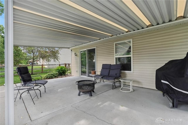 5545 Stone Path Dr, Middletown, OH 45042 - view of patio / terrace with a grill