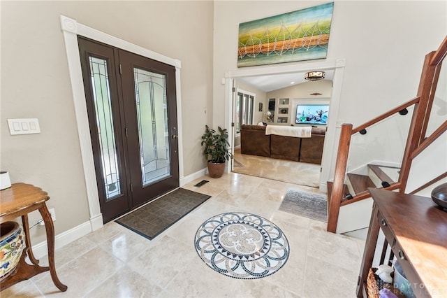 255 Belle Watlin Ct, Dayton, OH 45434 - foyer featuring stairs and plenty of natural light
