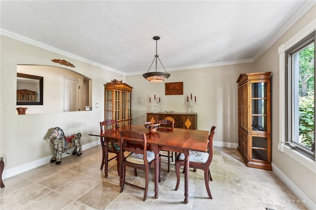 255 Belle Watlin Ct, Dayton, OH 45434 - dining room featuring ornamental molding and light tile patterned floors