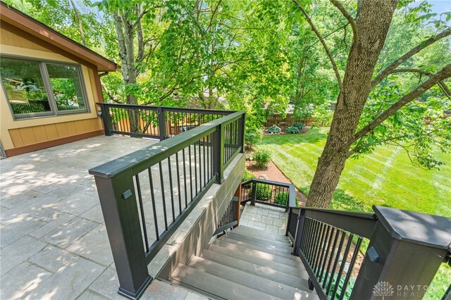 255 Belle Watlin Ct, Dayton, OH 45434 - deck with a patio