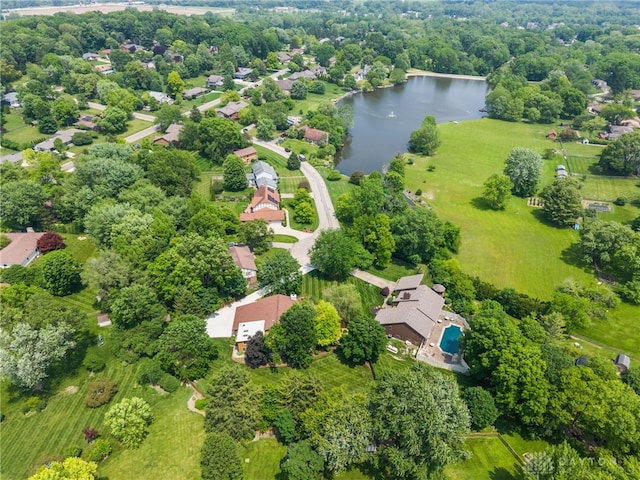 255 Belle Watlin Ct, Dayton, OH 45434 - aerial view of a large body of water