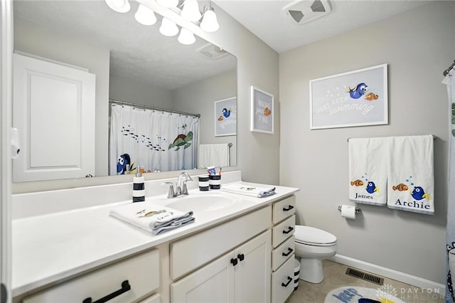 3109 Running Deer Trl, Franklin Twp, OH 45005 - bathroom with vanity and tile patterned floors