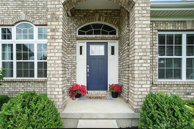 3109 Running Deer Trl, Franklin Twp, OH 45005 - doorway to property with brick siding