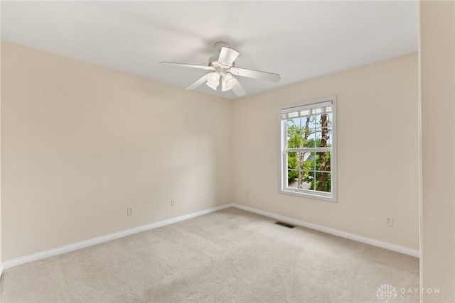 9764 Olde Georgetown Way, Dayton, OH 45458 - carpeted spare room with baseboards and ceiling fan
