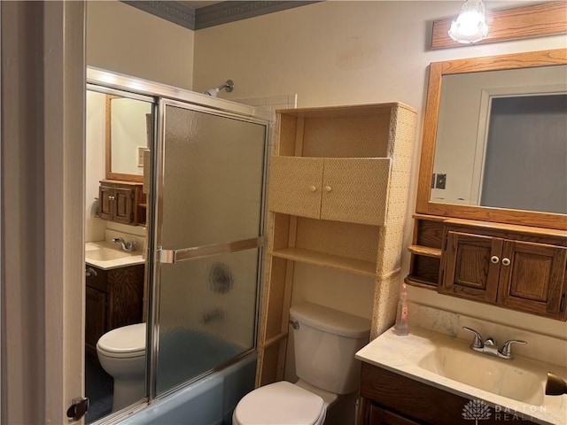 435 Nies Ave, Englewood, OH 45322 - bathroom with vanity and enclosed tub / shower combo