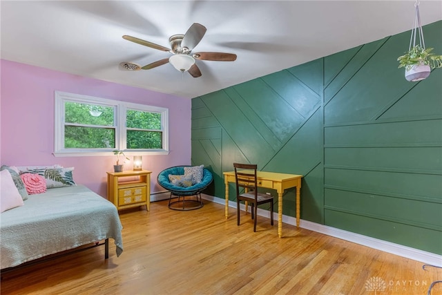 3105 Shadow Hill Rd, Middletown, OH 45042 - bedroom with light wood-style floors and baseboards