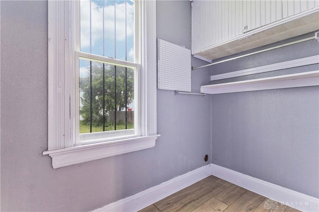 119 Wilson St, Hamilton, OH 45011 - spare room featuring wood finished floors and baseboards