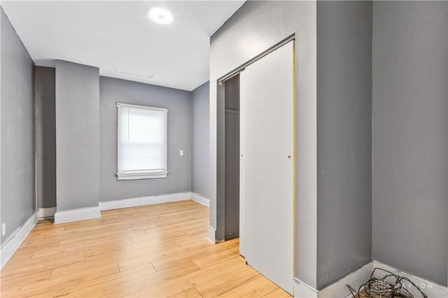119 Wilson St, Hamilton, OH 45011 - unfurnished bedroom featuring light wood-type flooring and a closet