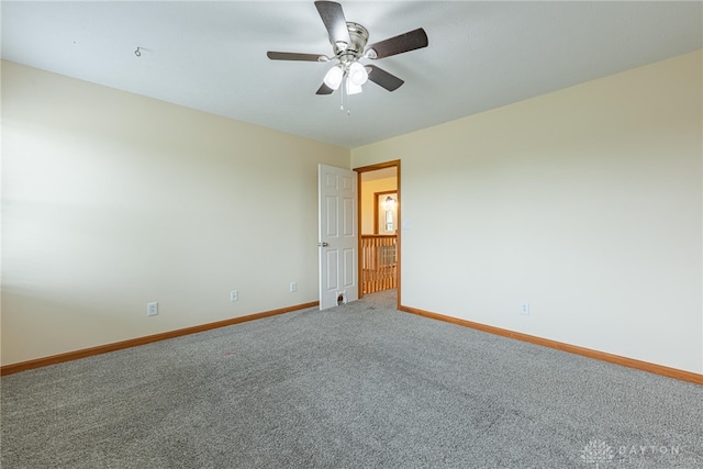 2610 Yorktown Ct, Beavercreek, OH 45434 - unfurnished room featuring carpet and a ceiling fan