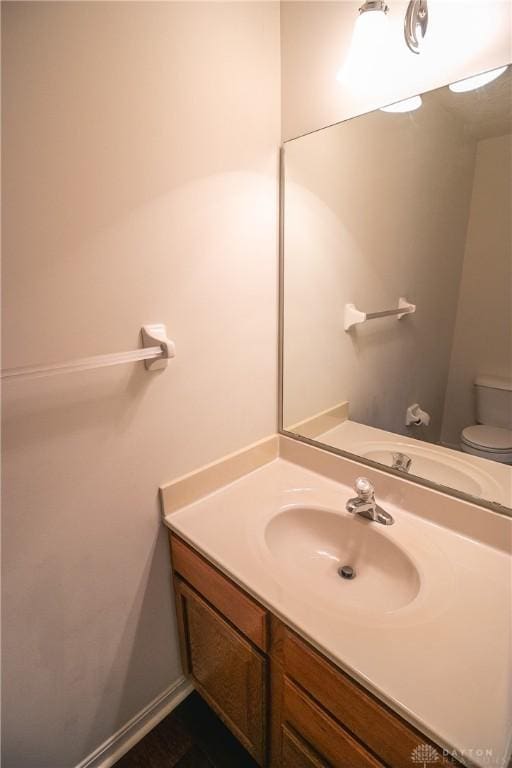 2710 Zoellners Way, Fairfield Twp, OH 45011 - half bath with vanity and toilet
