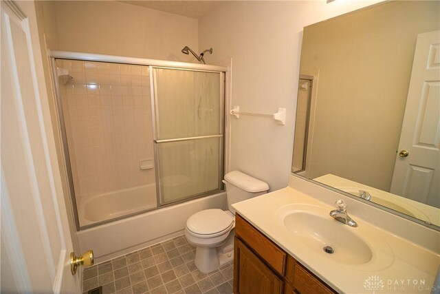 2710 Zoellners Way, Fairfield Twp, OH 45011 - bathroom featuring vanity and bath / shower combo with glass door