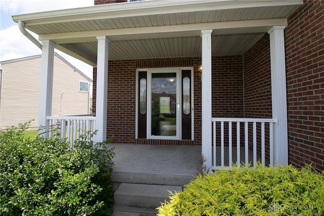 2710 Zoellners Way, Fairfield Twp, OH 45011 - entrance to property featuring a porch and brick siding