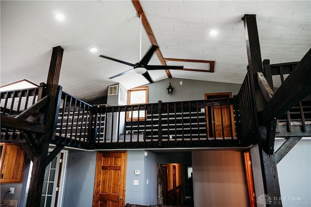 916 Wilson Rd, Troy, OH 45373 - back of property with ceiling fan