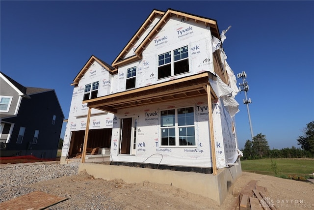 3044 Wellington Ln Unit 8277, Miami Twp, OH 45449 - property under construction featuring covered porch