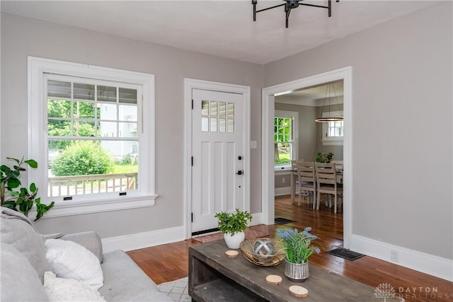 331 Illinois Ave, Dayton, OH 45410 - living room featuring wood finished floors and baseboards