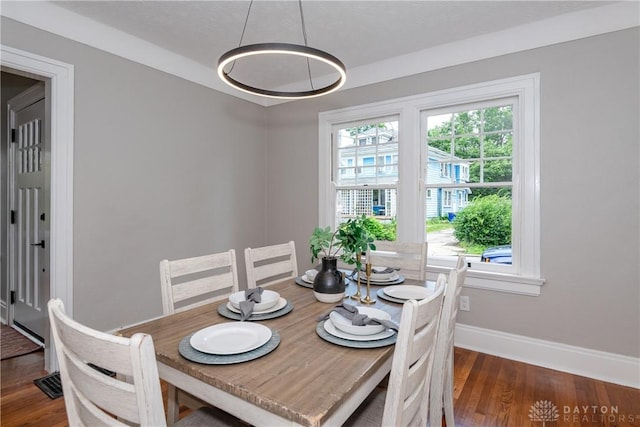 331 Illinois Ave, Dayton, OH 45410 - dining area featuring baseboards and wood finished floors